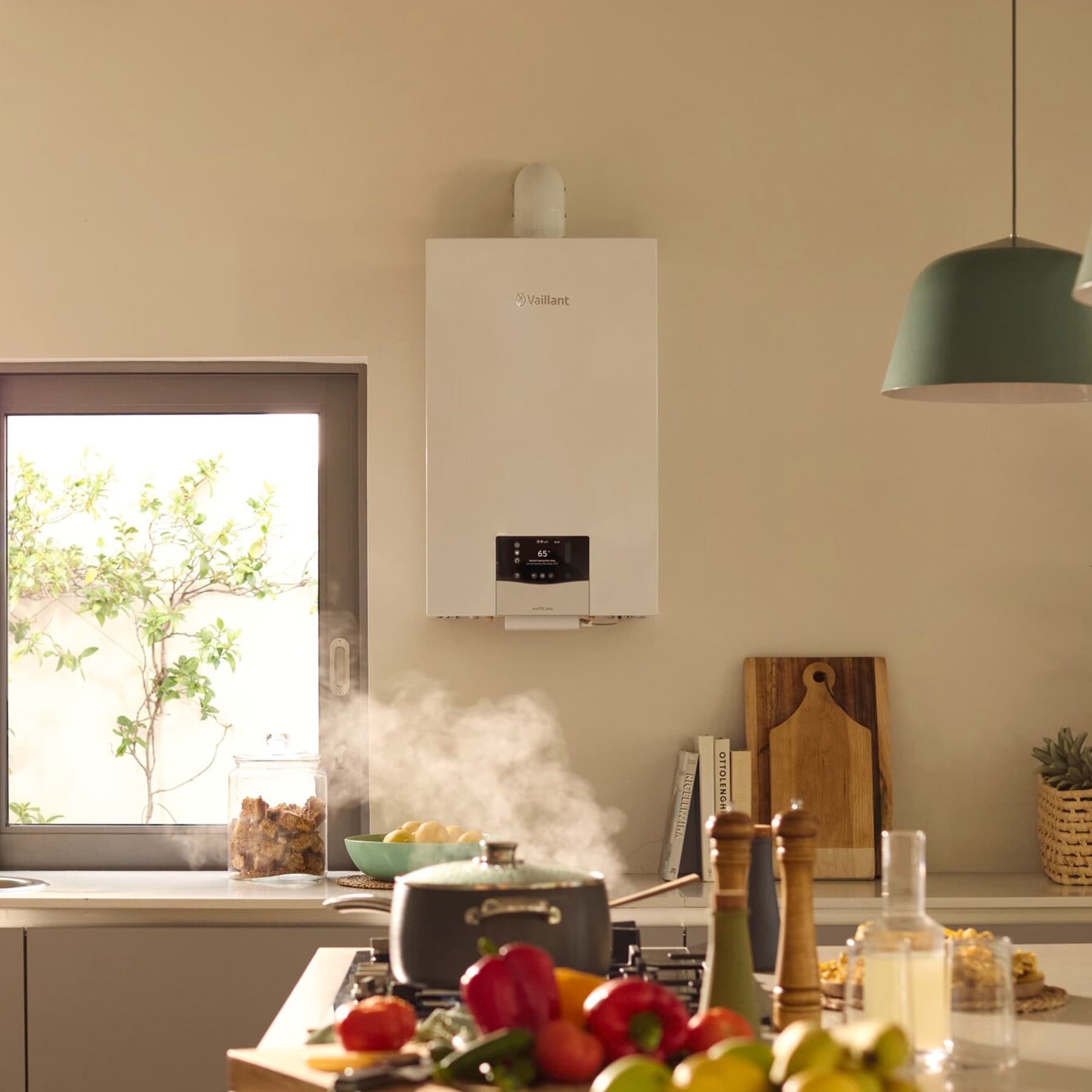 Családi főzés az ecoTEC plus falra szerelhető készülékkel